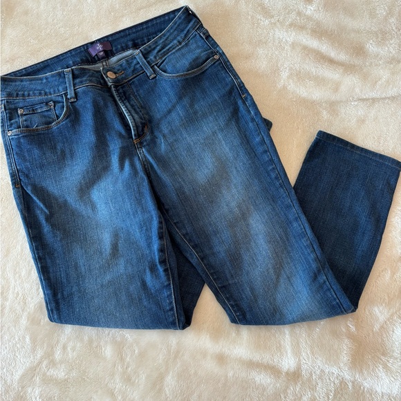 NYDJ blue boyfriend jeans - Picture 1 of 5